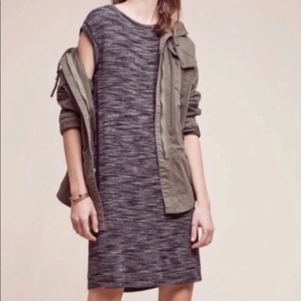 Anthropologie Cloth and Stone Marled Sleeveless Dress Size Small EUC